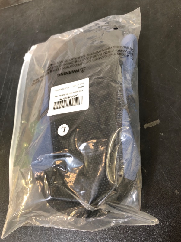 Photo 1 of XUKER Neoprene Socks, 3mm Beach Volleyball Sand Soccer Wetsuit Socks Water Booties for Diving Snorkeling Kayaking Paddling, L, Navy Blue