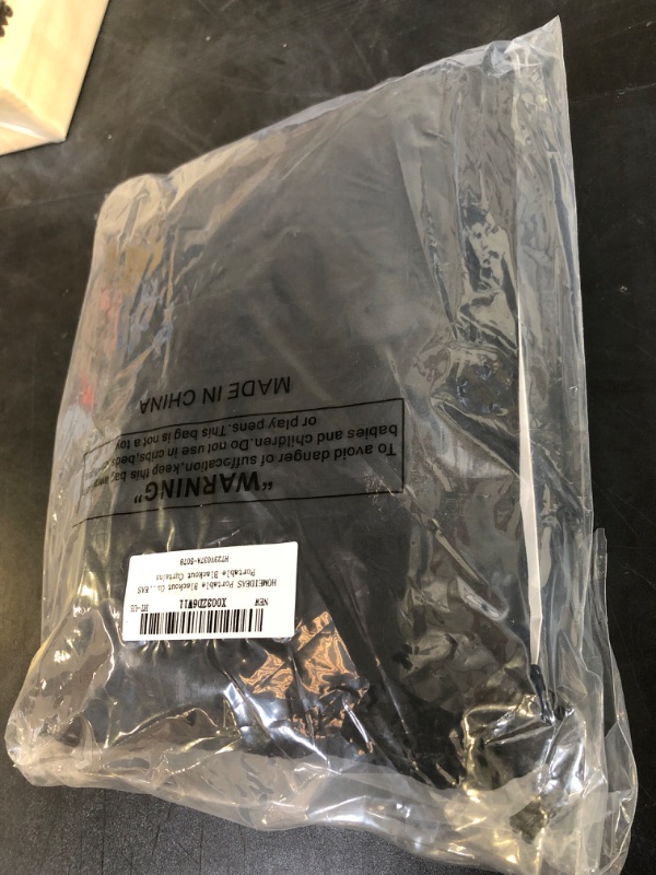 Photo 1 of HOMEIDEAS Full Portable Travel Blackout Curtains, W50 X L78 No Drill Window Cover Temporary Blackout Blinds with Suction Cups for Nursery, Touring Car, Office, RV