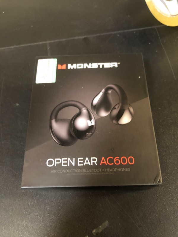 Photo 1 of Monster Open Ear AC600 Headphones, Bluetooth 5.4 Wireless Earbuds with HiFi Stereo, Clip-On Earbuds with ENC Clear Call, 21H Playtime, Touch Control, IPX6 Waterproof Wireless Headphones for Sport