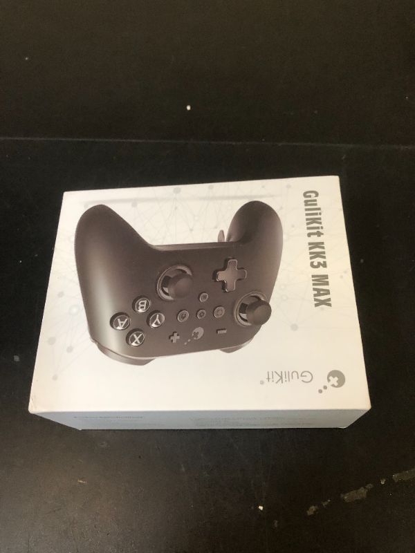 Photo 1 of GuliKit KK3 MAX Controller (No Drift) for Switch/PC/Android/MacOS/IOS with 4 Back Buttons, Hall Joysticks and Triggers, Maglev/Rotor/HD Vibration,1000Hz Polling Rate, RGB lights