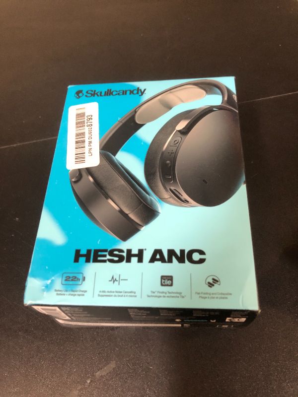 Photo 1 of Skullcandy Hesh ANC Noise Canceling Wireless Headphones (True Black)