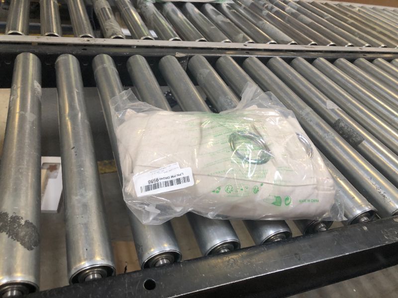 Photo 1 of NICETOWN Thick Linen Blend Curtains Flax Textured for Bedroom, Rustic Grommet Semi Sheer Privacy Added Window Curtains & Drapes Light Filtering for Nursery, Natural, W42 x L63, Set of 2