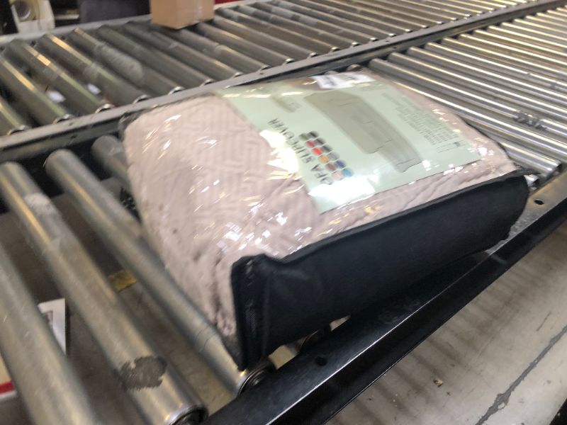 Photo 1 of H.VERSAILTEX 4 Piece Stretch Sofa Covers for 3 Cushion Couch Covers for Living Room Furniture Slipcovers (Base Cover Plus 3 Seat Cushion Covers) Upgraded Thicker Jacquard Fabric (Sofa, Island Fossi)