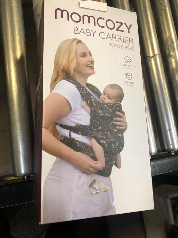 Photo 1 of Momcozy Baby Carrier - Ergonomic, Cozy and Lightweight Carrier for 7-44lbs, Effortless to Put On, Ideal for Hands-Free Parenting, Enhanced Lumbar Support, Purehug for Infant to Toddler, Black