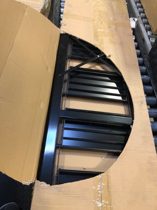 Photo 1 of COROCO 6 Step Ladder for 12 Feet High Ceiling, Folding Step Stool with Handgrip and Anti-Slip Wide Pedal, Portable Aluminum Stepladder for Kitchen, Home (300 lbs Capacity) - Black