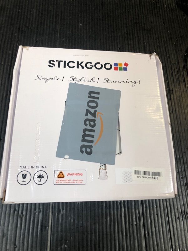 Photo 1 of STICKGOO 10 Sheets Peel and Stick Backsplash, Pure White Marble Look PVC Mixed Metal Gold Kitchen Backsplash, Stick on Backsplash Wall Tiles for Kitchen, Bathroom, RV