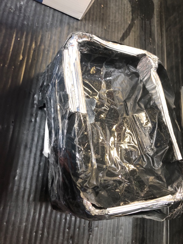 Photo 1 of FUNSUEI 50 Pack 8.27 x 5.5 Inches Aluminum Foil Pans, Large Aluminum Foil Pans, Disposable Aluminum Pans Broiler Pans Toaster Containers for Baking, Grilling, Storing,