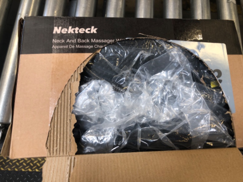Photo 1 of Shiatsu Neck and Back Massager with Soothing Heat, Nekteck Electric Deep Tissue 3D Kneading Massage Pillow for Shoulder, Leg, Body Muscle Pain Relief, Home, Office, and Car Use