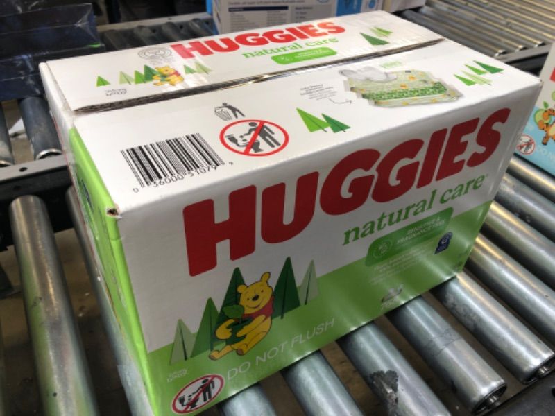 Photo 1 of Huggies Natural Care Sensitive Baby Wipes, Unscented, 12 Flip-Top Packs (768 Wipes Total)