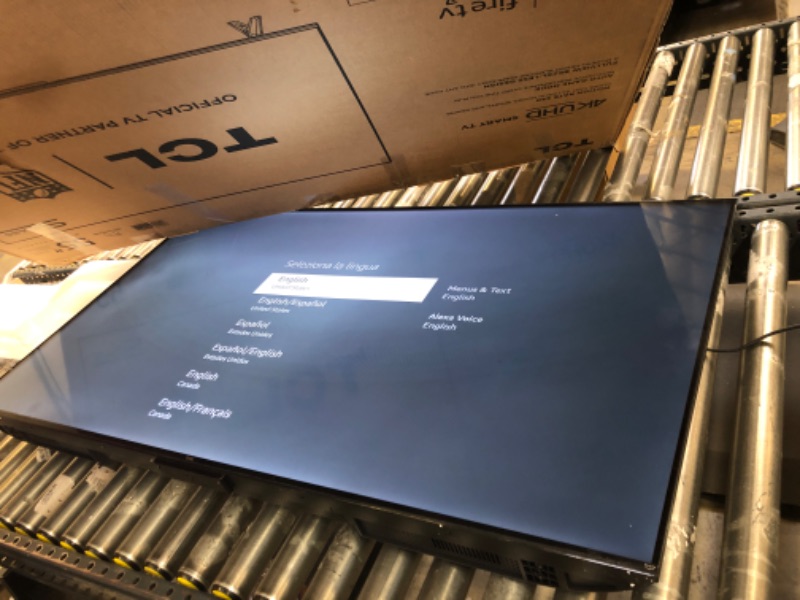 Photo 1 of TCL 55-Inch Class S5 UHD 4K LED Smart TV with Fire TV (55S551F, 2024 Model), Dolby Vision, HDR PRO+, Dolby Atmos, Alexa Built-in with Voice Remote, Apple AirPlay 2 Compatibility, Streaming Television