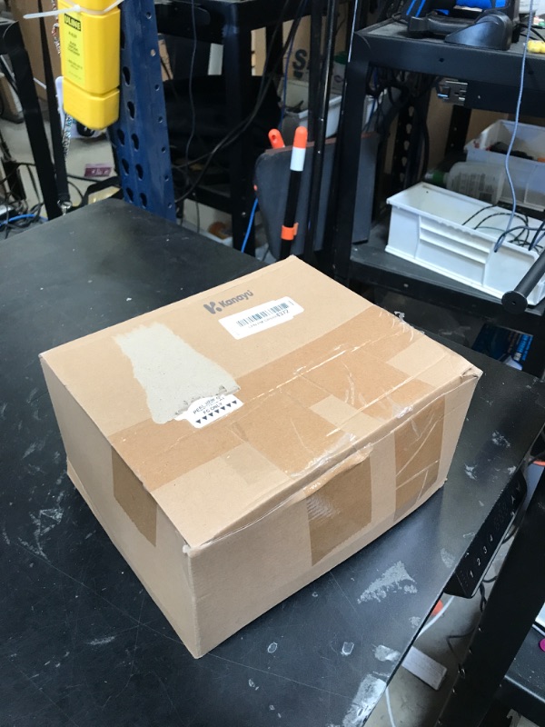 Photo 1 of Kanayu 30 ft Outdoor Outlet Box with Extension Cord, Dual 15 Amp 5-15 Receptacles Weatherproof Waterproof Ip66 Outdoor Exterior Socket with Cover, 14 AWG/3C SJTW Cord