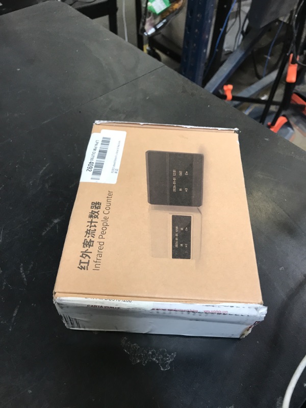 Photo 1 of FOORIR Infrared Wireless People Counter-Bi-Directional Smart Visitor Counter, Battery Powered Door Counter, Easy to Use Traffic Counter, in and Out Display Customer Counters Sensor for Retail Stores.