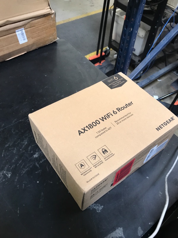 Photo 2 of NETGEAR 4-Stream WiFi 6 Router (R6700AX) – Security Features, AX1800 Wireless Speed (Up to 1.8 Gbps), Covers up to 1,500 sq. ft., 20 devices
