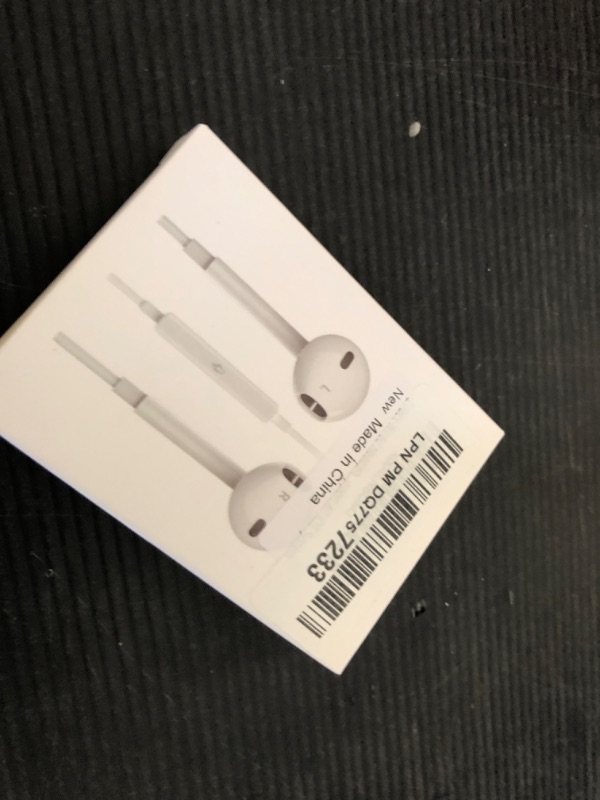 Photo 1 of 2 Pack Wired Headphones for iPhone Earbuds with Built-in Microphone & Volume Control HiFi Stereo Noise Reduction Earphones Compatible with iPhone 14/13/12/11/XR/XS/X/8/7/SE Support All iOS System
