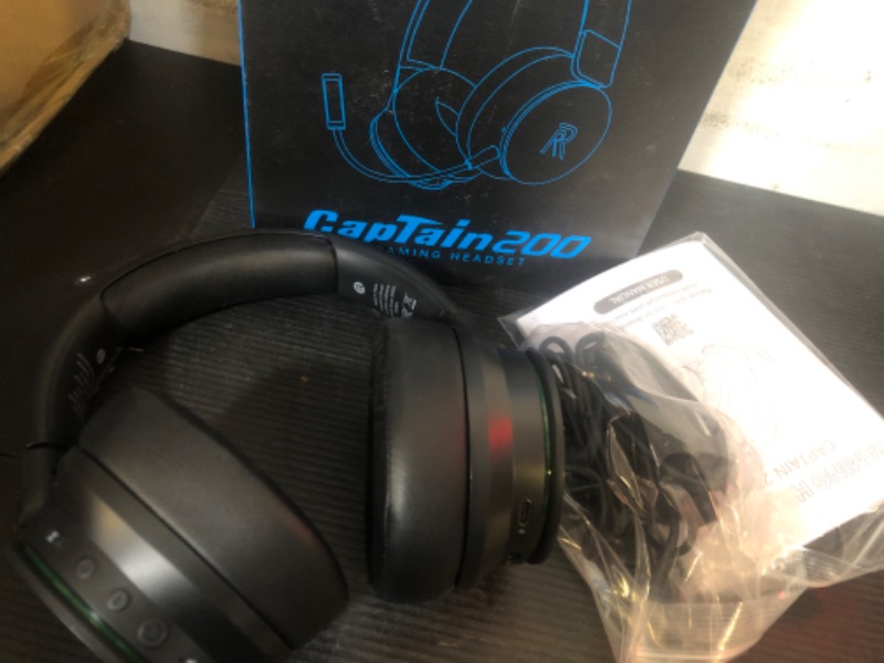 Photo 1 of RYR Wireless Gaming Headset for Xbox Series X|S, Xbox One, PS5, PS4, Mac, Bluetooth 5.3, 3D Surround Sound, Rotatable Earmuffs, Gaming Headphones with Noise Canceling Microphones-Blackgreen