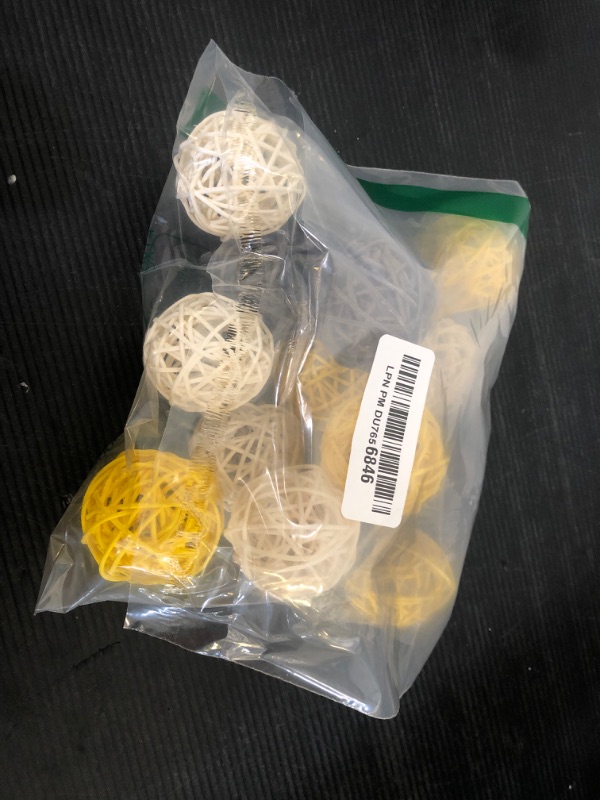 Photo 1 of Pemalin   2 Inch Wicker Rattan Balls for Vase Filler, House Ornament, Christmas Tree Garden Wedding Party Coffee Table Decoration,Craft DIY