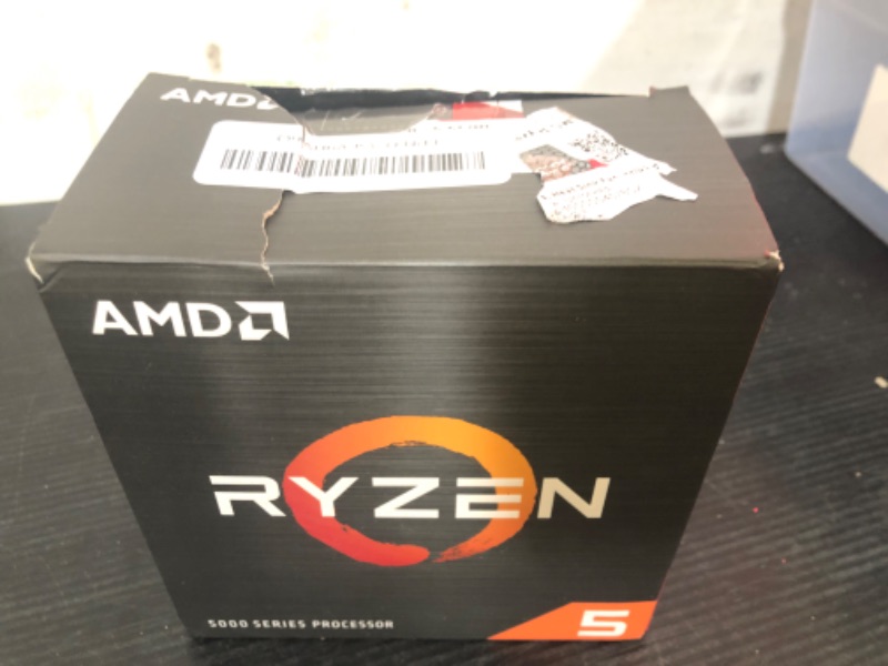 Photo 1 of AMD Ryzen 5 5500 6-Core, 12-Thread Unlocked Desktop Processor with Wraith Stealth Cooler