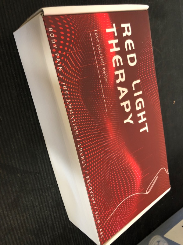 View 2 of Red Light Therapy Infrared Light Therapy Pad for Body Pain NIR Deep Therapy for Back Knee Hands Feet Relief Portable 660nm 850nm Home Heating Light Therapy Wrap Belt Gift for Women Men