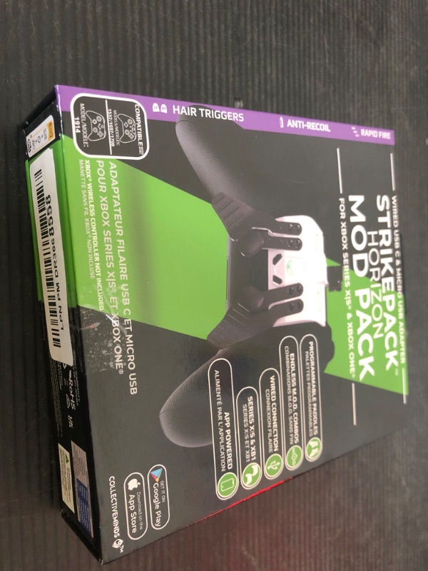 Photo 1 of Collective Minds Xbox Strike Pack Horizon M.O.D. Pack – Precision Paddle Controller Mod for Xbox Series X|S and Xbox One, App-Enhanced Gaming with Anti-Recoil M.O.D.s, and Effortless Control