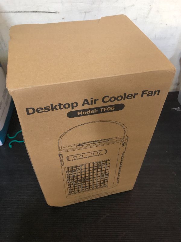 Photo 1 of AIRTHRYL Portable Air Conditioners Cooling Fan w/Remote & Built-in Battery, 1200ML Water Tank, 3 Speeds, 2 Ice Pakcs, 7H Timer, Portable AC Unit, 5 in 1 Evaporative Air Cooler for Room Bedroom Office