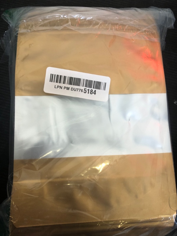 Photo 1 of 100 Pack Smell Proof Bags, Resealable Mylar Bags with Matte Window, Foil Pouch Stand-up Bags for Food Self Sealing Storage, Scratch Resistant Hand Storage Bags. (Gold, 5.9×8.6 Inch)