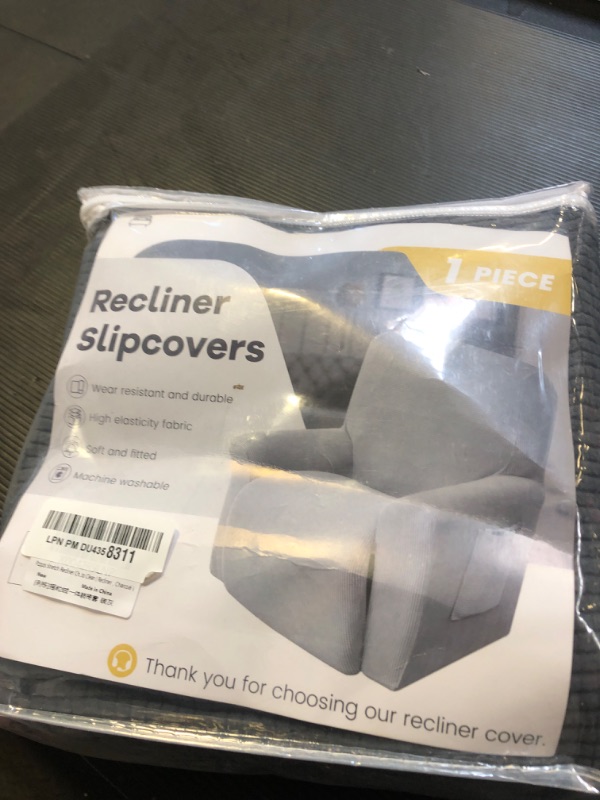 Photo 1 of Pzzpzs Recliner Chair Cover Lazy Boy Recliner Covers Recliner Covers for Recliner Chair 1 Piece Furniture Protector Prevent wear and pet Hair?Recliner,Dark Grey?