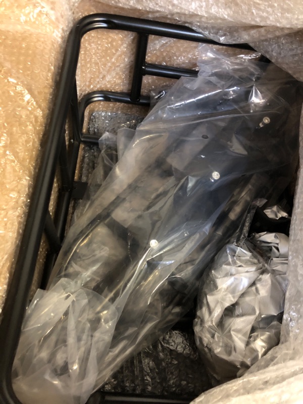 Photo 1 of Rear Bike Basket with Liner, Waterproof Cover, Cargo Net, Large, Heavy Duty,
