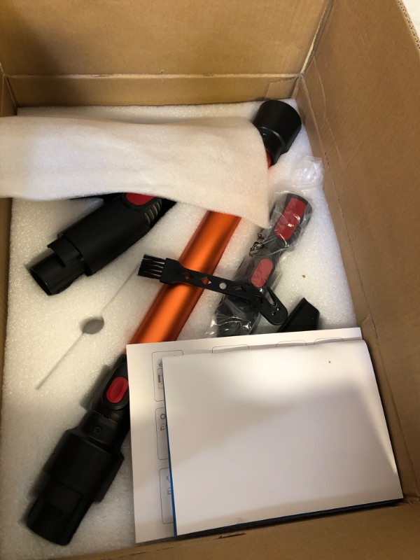 Photo 1 of Fieety Cordless Vacuum Cleaner, 550W/45Kpa Vacuum Cleaners for Home with LED Screen, Max 60 Mins Runtime, Noise Reduction Tech, Anti-Tangle Stick Vacuum for Pet Hair Carpet and Hardfloor