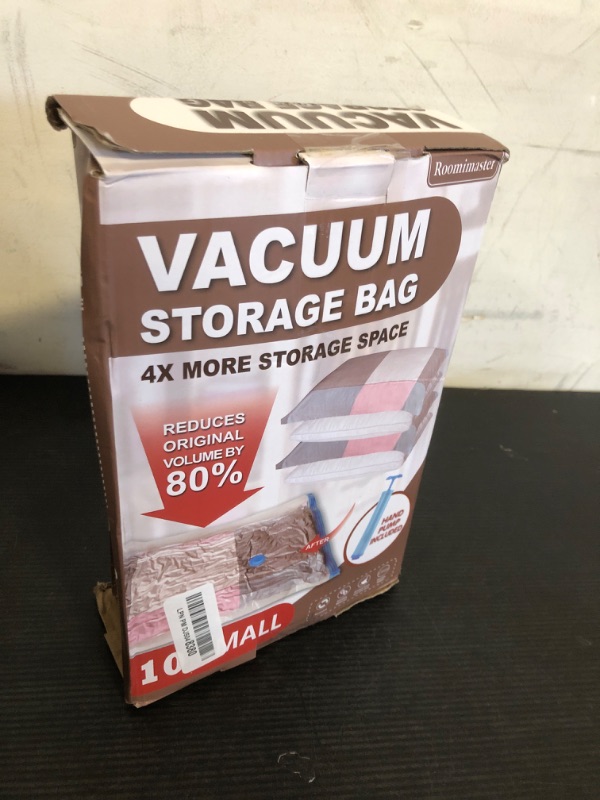 Photo 1 of Vacuum Storage Bags, 10 Small Space Saver Bags Vacuum Seal/Sealer Bags with Pump for Clothes, Comforters, Blankets, Bedding