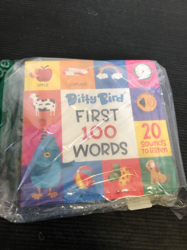 Photo 1 of Ditty Bird Talking Books 100 Words | Fun Vocabulary & Speech Learning for Babies | Board Books for Toddlers 1-3 | Children's Interactive Toddler Books with Great Pictures | Sturdy Baby Sound Books