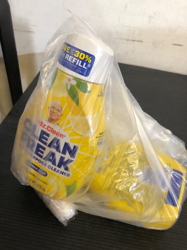 Photo 1 of 3pack Mr. Clean Clean Freak Multi Surface Cleaning Spray, Deep Cleaning Mist Starter Kit and Refill Bundle, Lemon Zest Scent, 64 fl oz