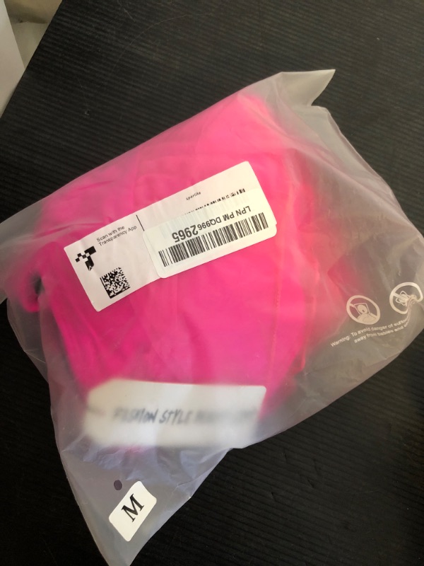 Photo 1 of Size M--SPORLIKE Women One Piece Swimsuit Organza Ruffle V Neck Bathing Suit(Hot Pink,Medium)