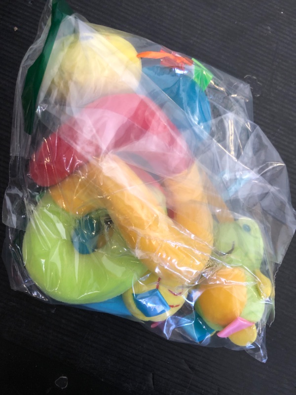 Photo 1 of Baby Crib Hanging Rattles Toys - Infant Baby Worm Crib Bed Around Rattle Bell Cartoon Insect Spiral Hanging Toy with Ringing Bell for Infants Bed Stroller Car Seat Bar for Babies Boys and Girls