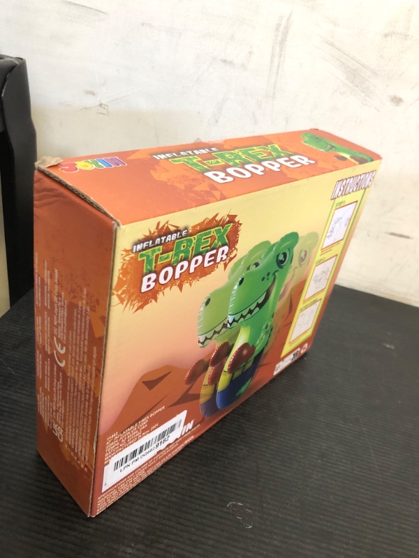 Photo 1 of JOYIN Inflatable T-Rex Dinosaur Bopper 47 Inches, Bop Bag Inflatable Punching Toy, Kids Punching Bag with Bounce-Back Action