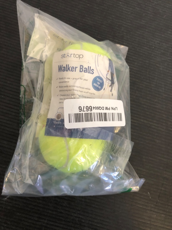 Photo 1 of STARTOP Deluxe Pre Cut Walker Tennis Ball Glides - Walkers Legs Universal Precut Glide Balls, Accessories Gifts for Elderly Seniors or Medical Rehab (Yellow)