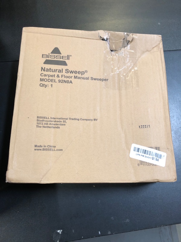 Photo 1 of Bissell Natural Sweep Carpet and Floor Sweeper with Dual Brush Rotating System and 2 Corner Edge Brushes, 92N0A, 4.2 lb.