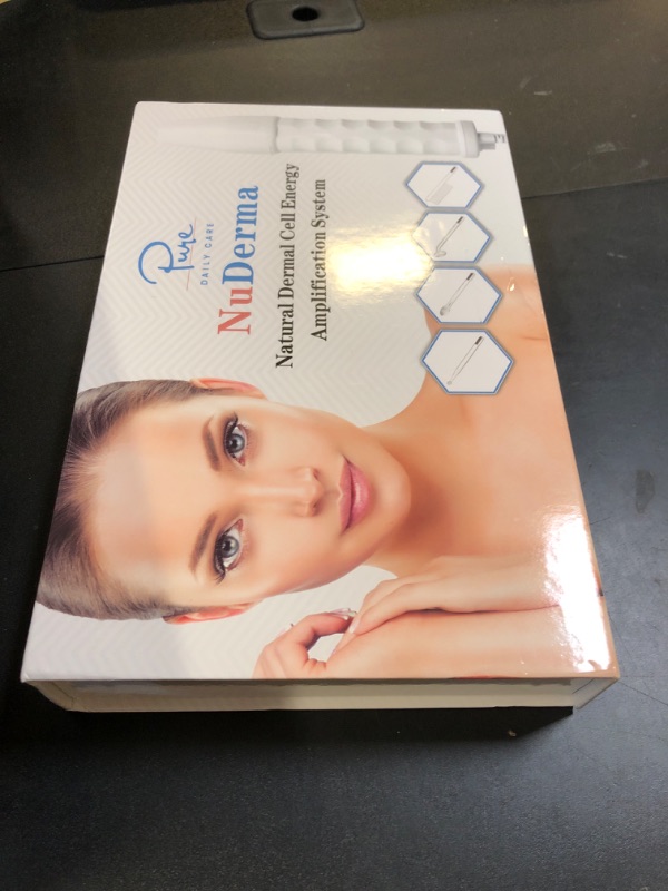 Photo 1 of NuDerma Handheld Skin Therapy Wand Machine w/Neon – Anti-Aging - Skin Tightening - Wrinkle Reducing - Dark Circles – Clarifying - Hair & Scalp Stimulator