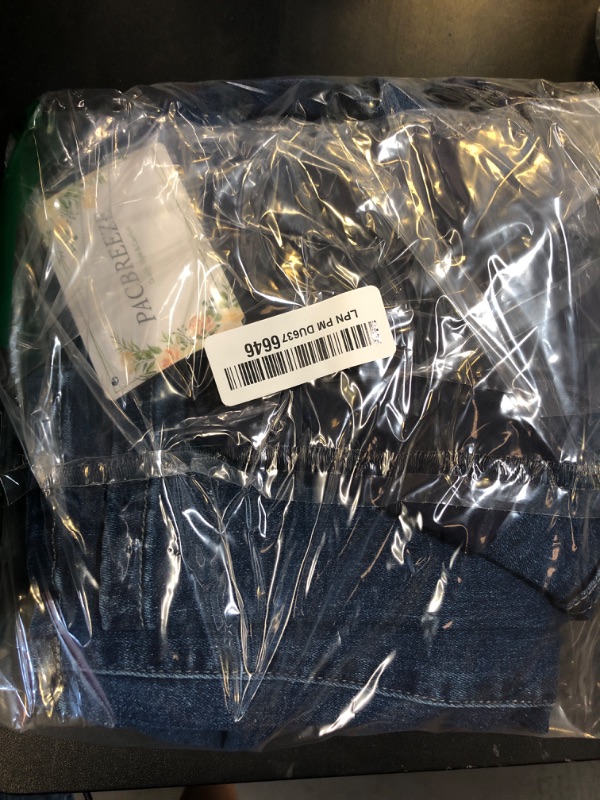 Photo 1 of PACBREEZE Women's Maternity Jeans Over Belly Skinny Stretchy Denim Pants Comfy Slim Pregnancy Pants (Dark Blue, Medium)