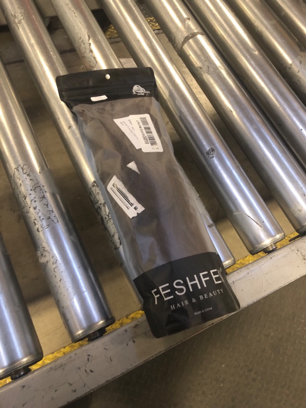 Photo 1 of FESHFEN Ponytail Extensions, Long Claw Clip in Ponytail Hairpiece Synthetic Pony Tails Hair Piece Natural Wavy Hairpieces for Women, 20 inch Chocolate Brown