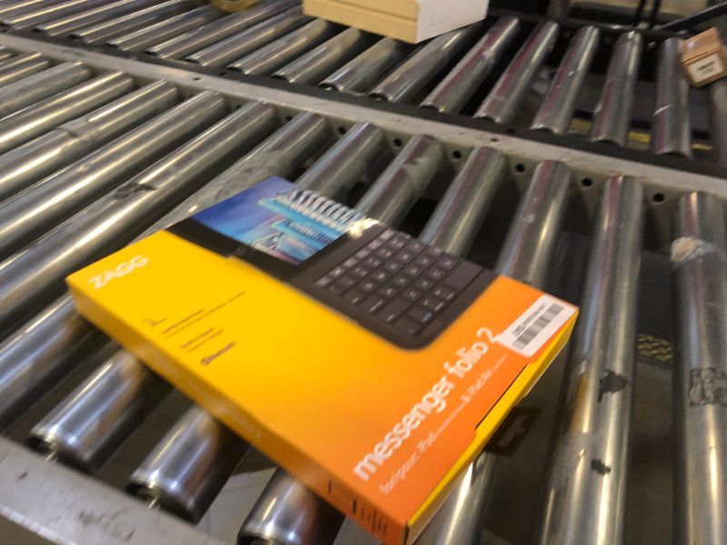 Photo 1 of ZAGG - Messenger Folio 2 - Tablet Keyboard & Case for 10.2-inch iPad, 10.5-inch iPad/Air 3