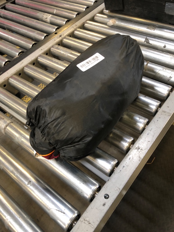 Photo 1 of Mantuole Heated Sleeping Bag pad, Heated Sleeping Bag Liner, 5 Heating Zones, Operated by Power Bank (Battery NOT Included) or Other USB Power Supply, Compact Bag Included. Black & Red Flannel.