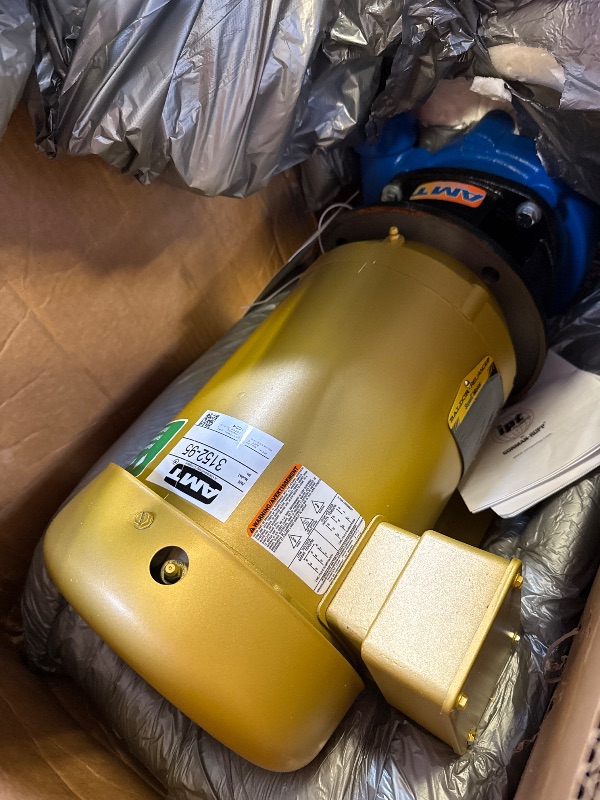 Photo 1 of AMT Pump 3152-95 Heavy Duty Straight Centrifugal Pump, Cast Iron, 5 HP, 3 Phase, 230/460V, Curve C, 2" NPT Female Suction, 1-1/2" NPT Female Discharge Port