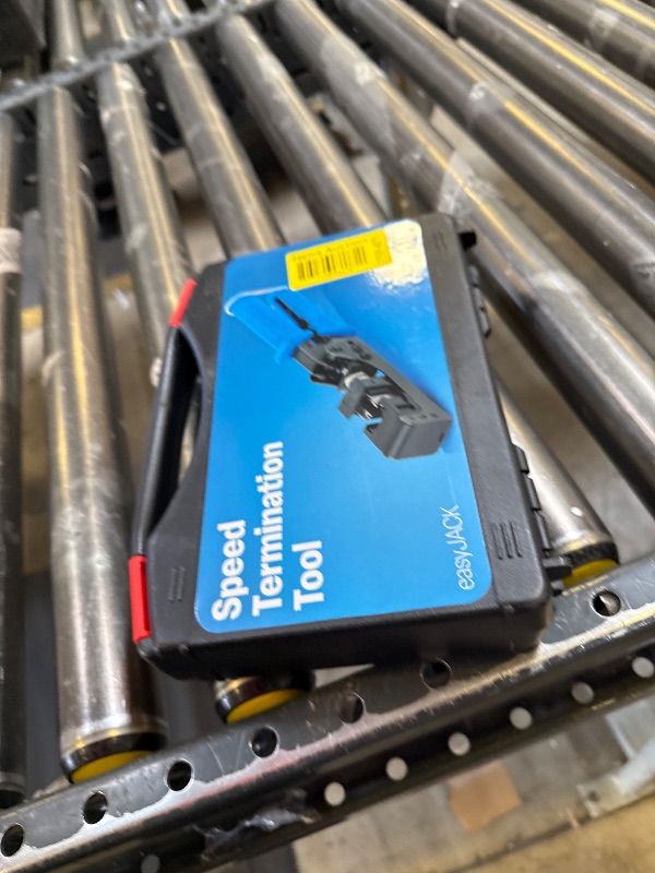 Photo 1 of Everest easyJACK - 90° Angled Speed Termination Keystone Tool Set - with 20-Pack of RJ45 Cat6 Keystone Jacks in Gray (Slim Profile Design) - Time Saver Network Punch Down Tool Cat6