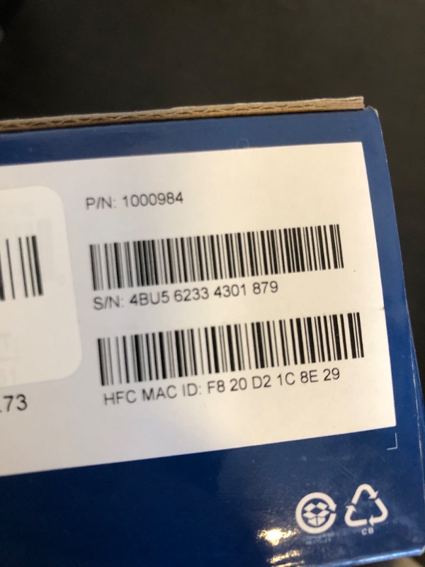 Photo 1 of ARRIS (SB8200) - Cable Modem - Fast DOCSIS 3.1 32x8 Gigabit Cable Modem , Approved for Comcast Xfinity, Cox, Charter Spectrum, & more | 1 Gbps Max Internet Speed, 4 OFDM Channels