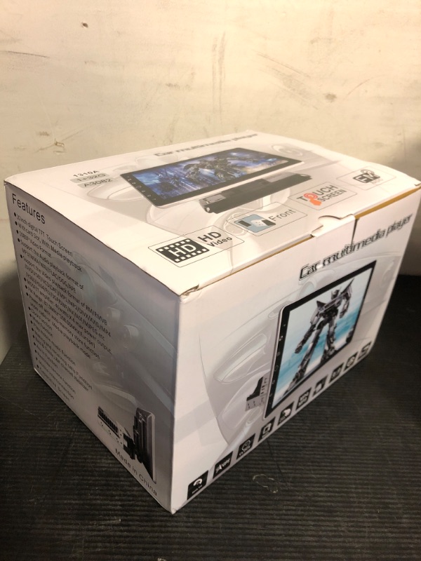 Photo 1 of [1G+32G] 10.1 inch Android 13 Single Din Car Stereo with Detachable Screen, 10 inch Touch Screen Radio with Mirror Link/1080P/EQ Audio/SWC/Bluetooth + AHD Backup Camera + MIC