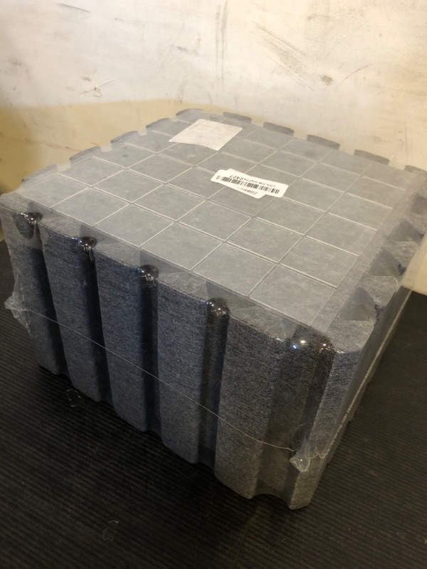 Photo 1 of TroyStudio Thick Sound Absorbing Interlocking Floor Mats, 15 Pcs 11x 11 x 0.5 inches High Density Piano Carpet Drum Rug, Non-Slip Anti Vibration Soundproof Pads Acoustic Blankets for Music Studio