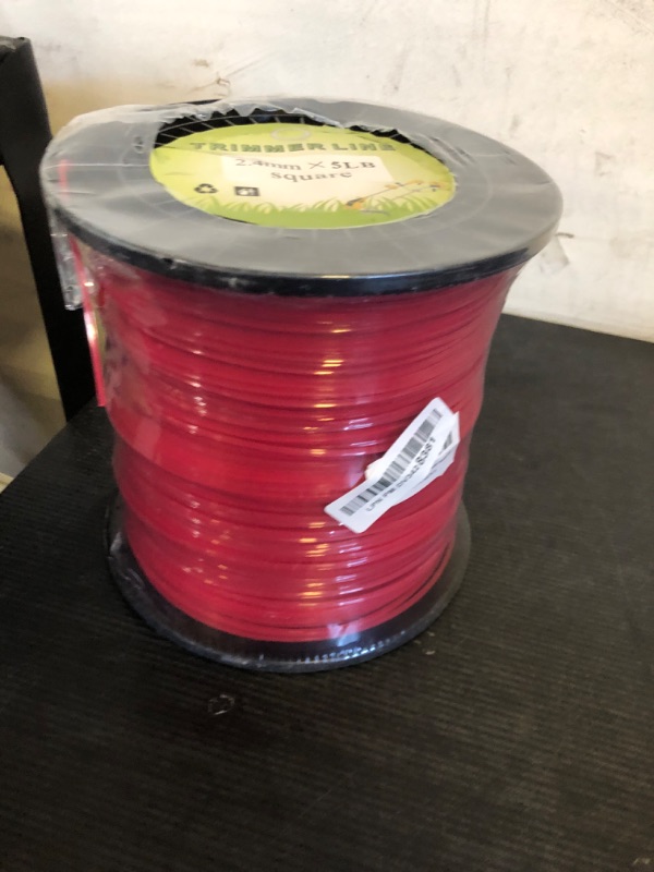 Photo 1 of 095 Square Trimmer Line Commercial String Trimmer Line 5lb Weed Eater Line 1377 Feet for Husqvarna Oregon Mower Trimmer Line