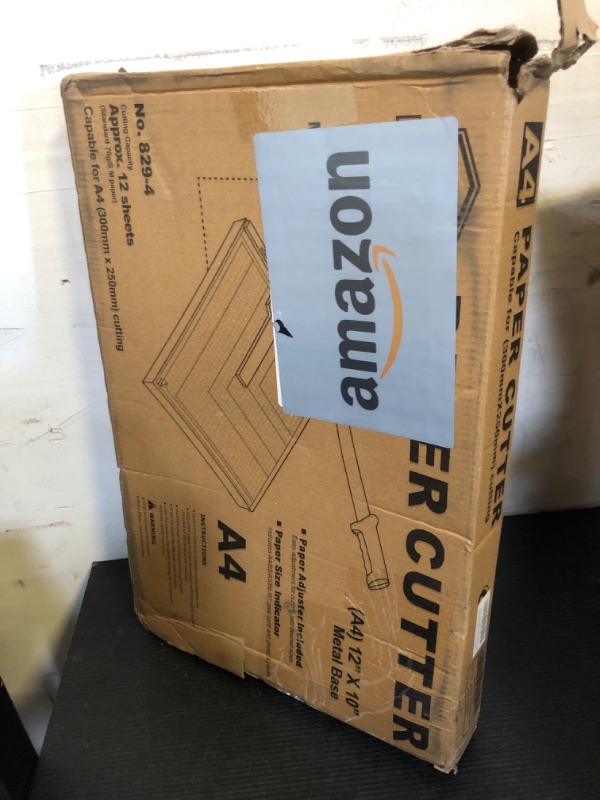 Photo 1 of ISDIR 12-Inch Guillotine Paper Cutter, 15 Sheet Capacity, Blade Lock & Magnetic Guide, Heavy-Duty Metal Base for Precision Cutting of Cardstock, Photos, and Crafts - Ideal for Home & Office