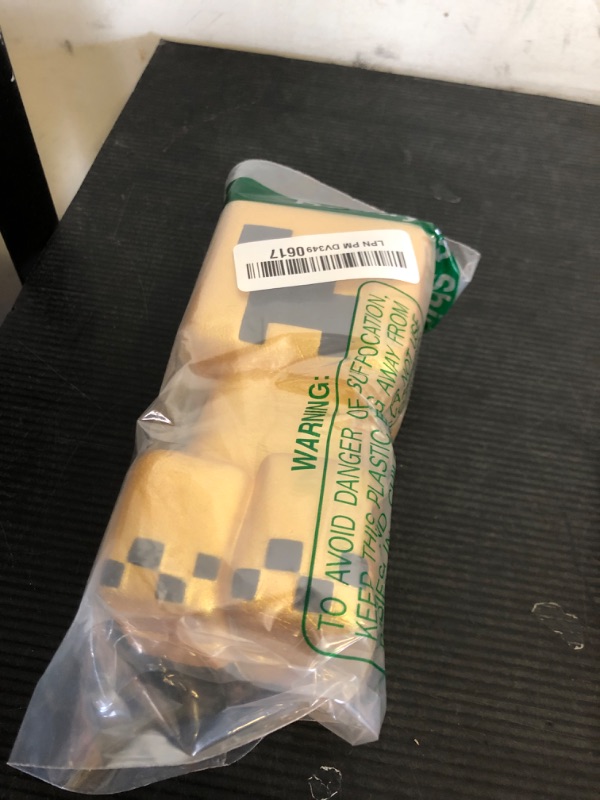 Photo 1 of Minecraft Gold Creeper Mega SquishMe - Perfect for Party Favors, Classroom Prizes, Stress Relief Toys, Fidget and Treasure Boxes - Minecraft Figures, Squishy Animals & Small Toys