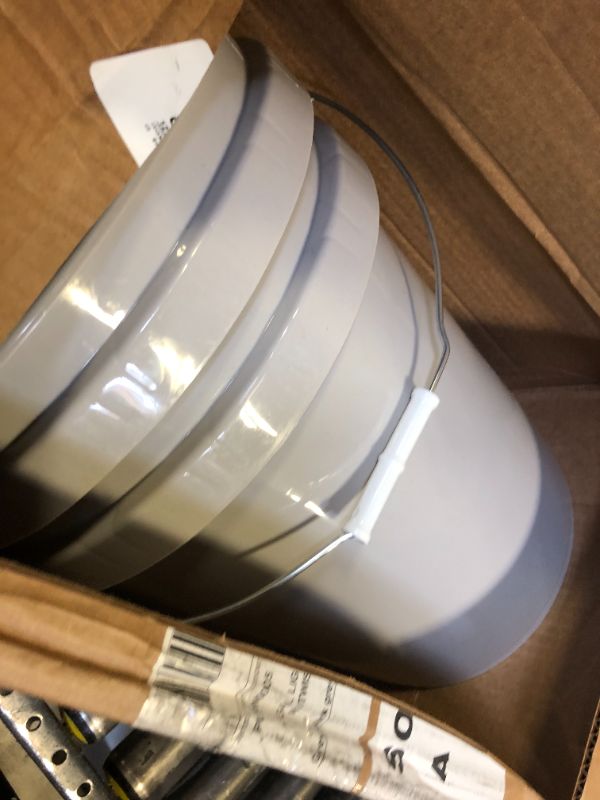 Photo 1 of  5 GAL LIGHT GRAY BUCKET